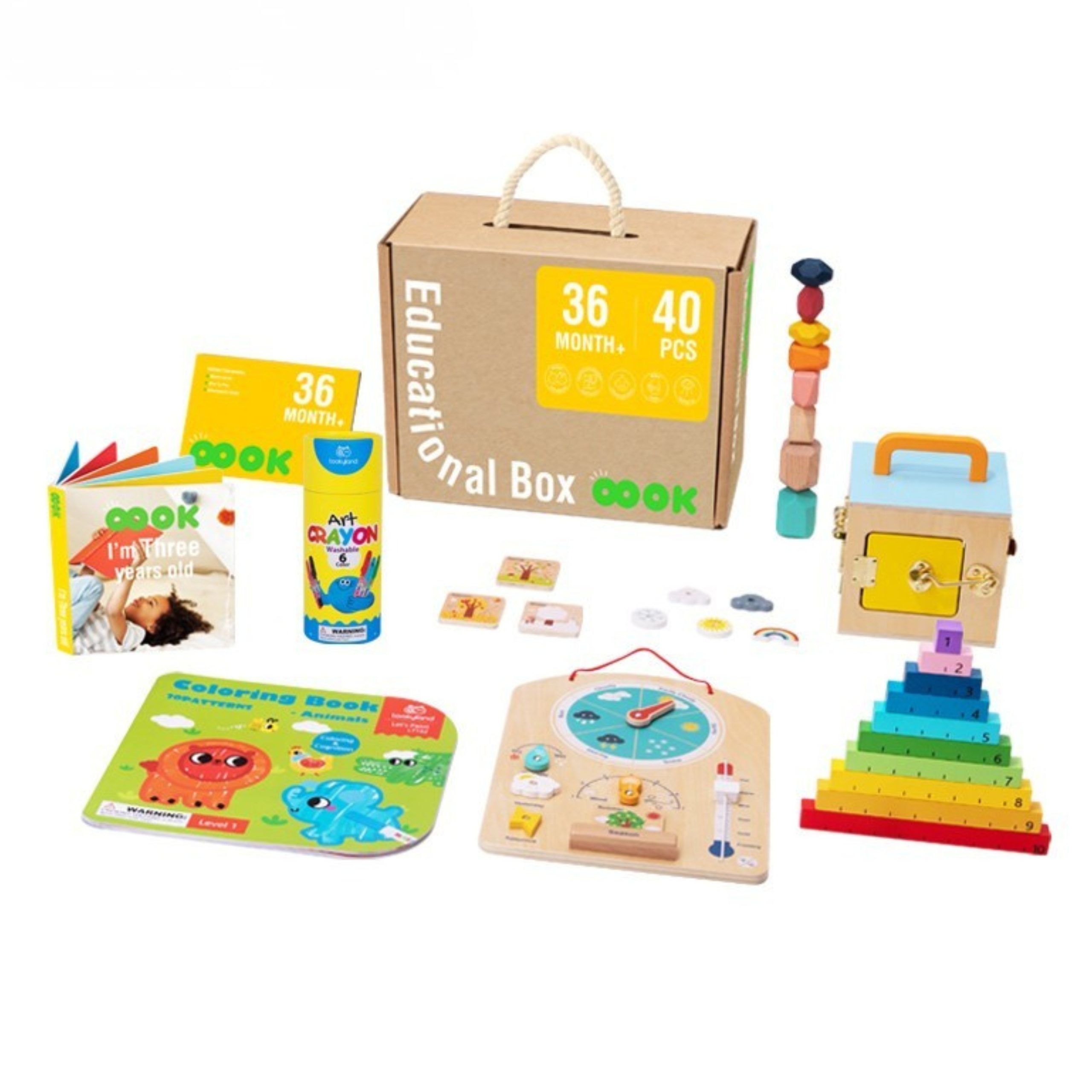 Tooky Toy Монтесори образователен сет TK755-36м+ - Image 9