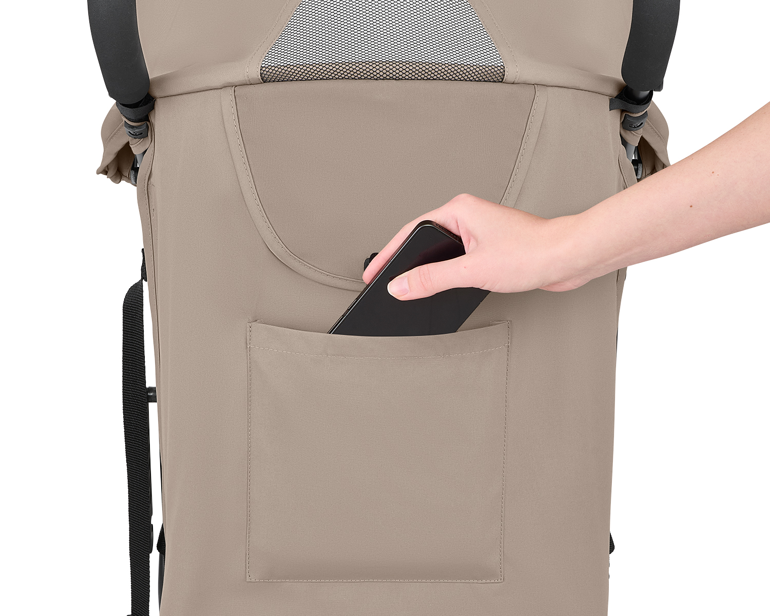 Kikkaboo Лятна количка Beetle 2 Dark Beige - Image 7