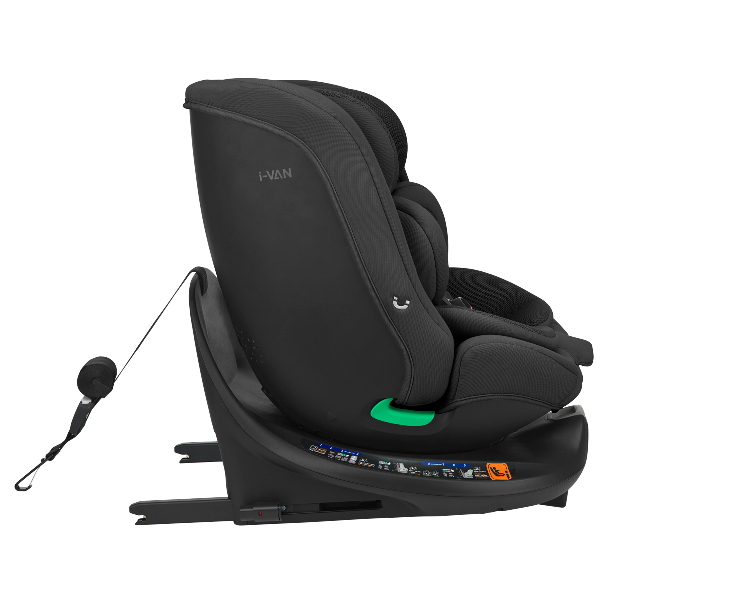 Kikkaboo Стол за кола 40-150 см i-Van i-SIZE Black - Image 30