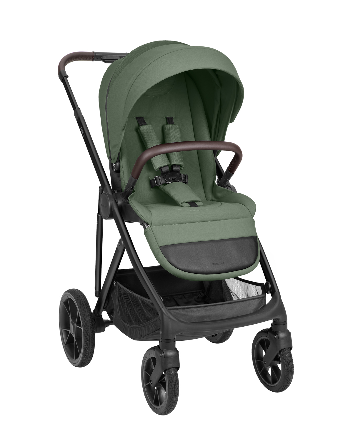 Kikkaboo Комбинирана количка 3в1 с кош за новородено Chiara Army Green 2027 - Image 3