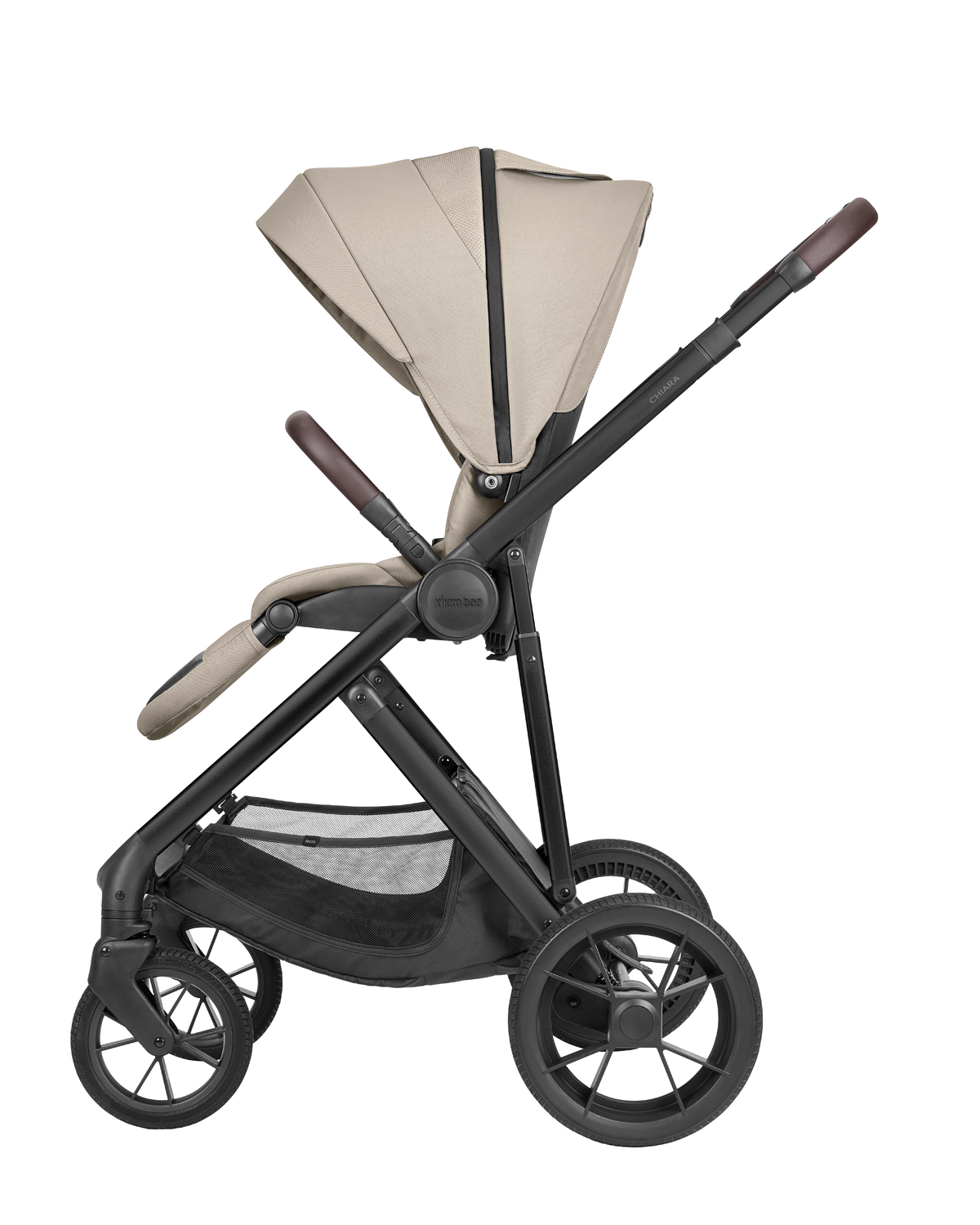 Kikkaboo Комбинирана количка 3в1 с кош за новородено Chiara Beige 2027 - Image 6