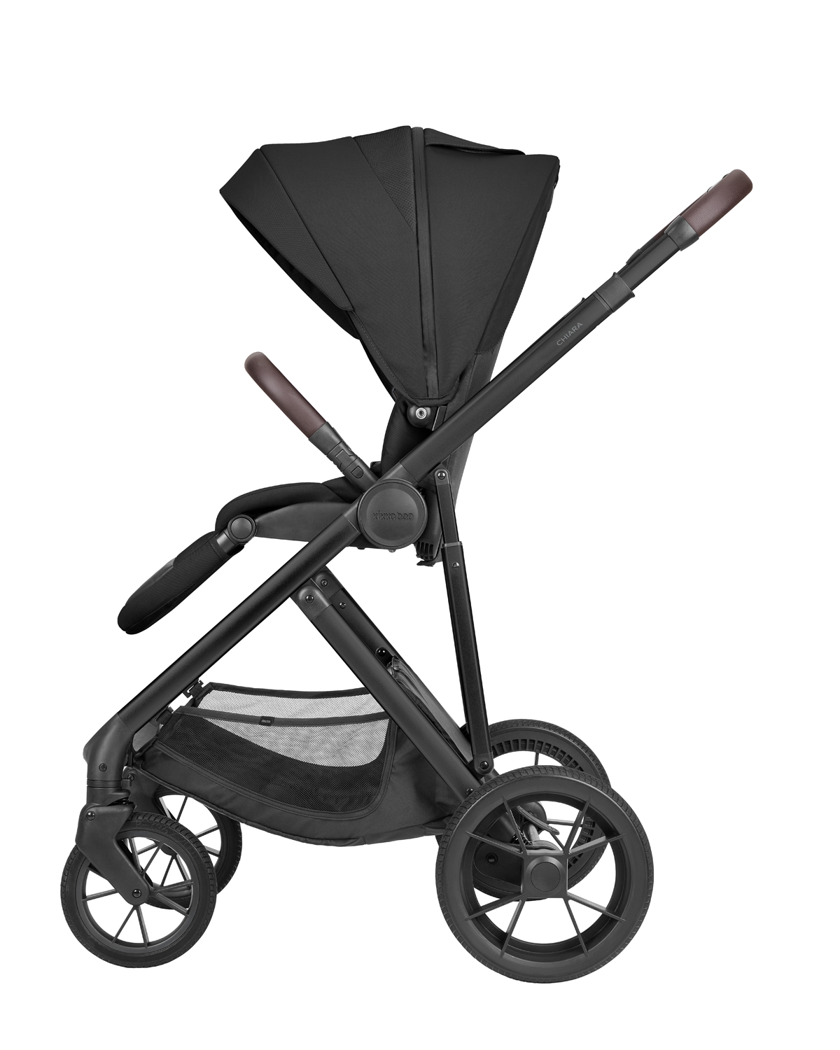 Kikkaboo Комбинирана количка 3в1 с кош за новородено Chiara Black 2027 - Image 6