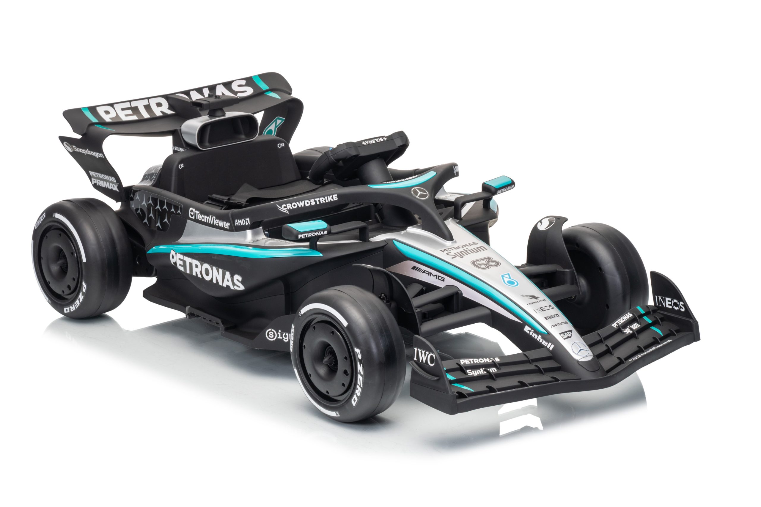Kikkaboo Акумулаторна кола Licensed Mercedes AMG PETRONAS F1 Team Black - Image 3