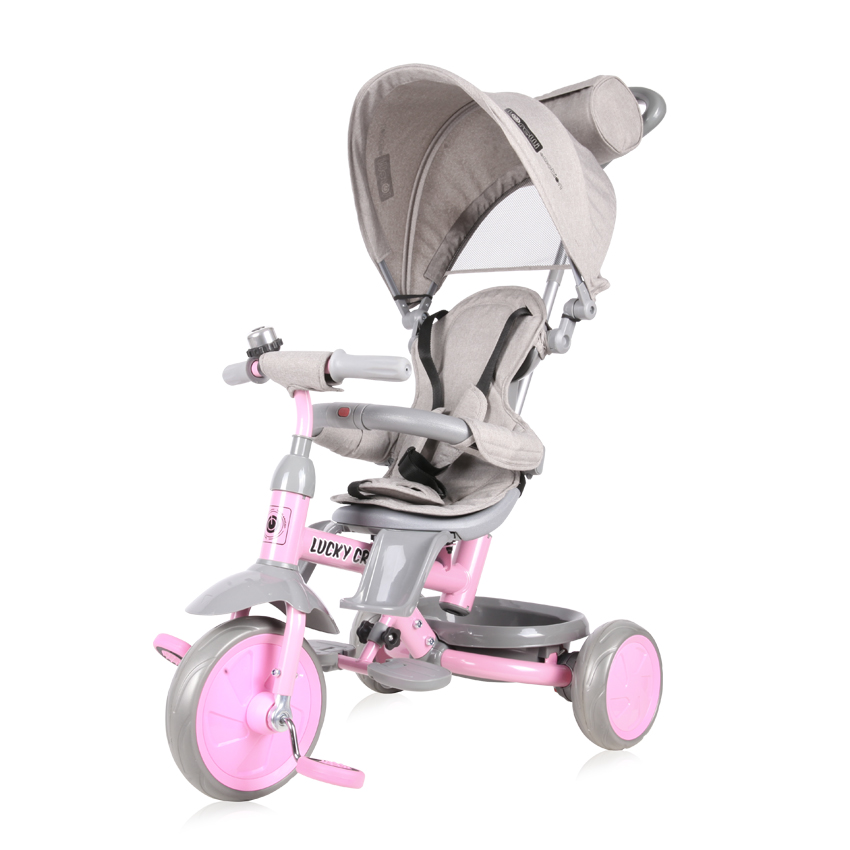 LorelliEmotion ТРИКОЛКА LUCKY CREW GREY&PINK