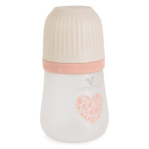 Cangaroo Шише Стъклено широко 180ml Amori розов