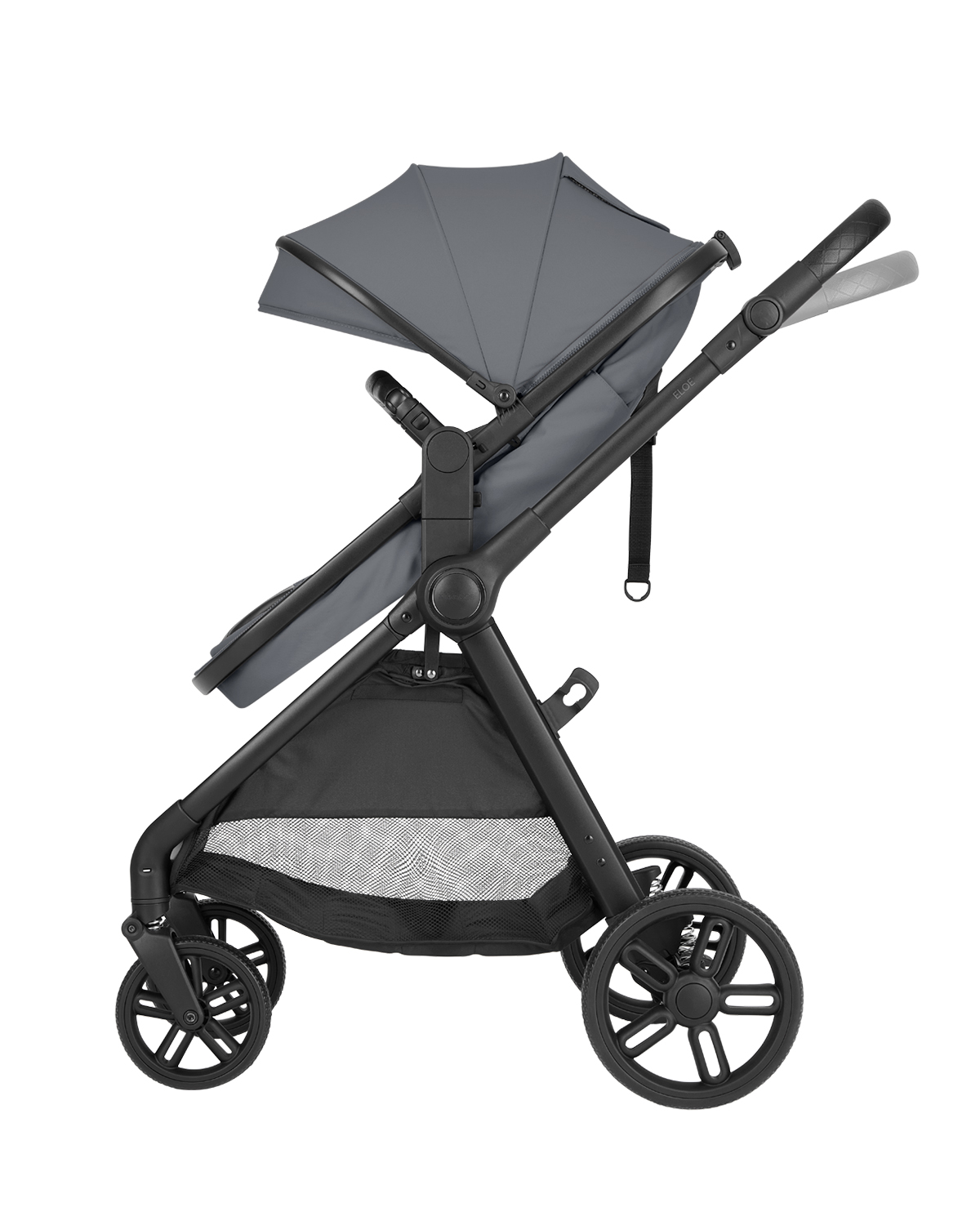 Kikkaboo Комбинирана количка 3в1 трансф. седалка Eloe Dark Grey - Image 8