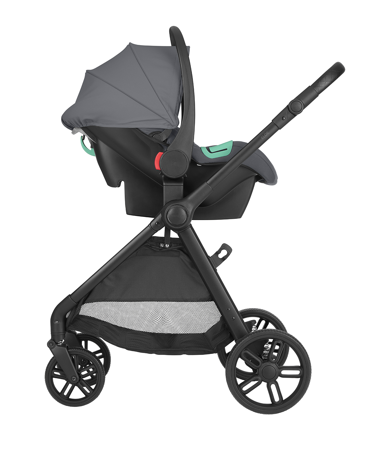 Kikkaboo Комбинирана количка 3в1 трансф. седалка Eloe Dark Grey - Image 10