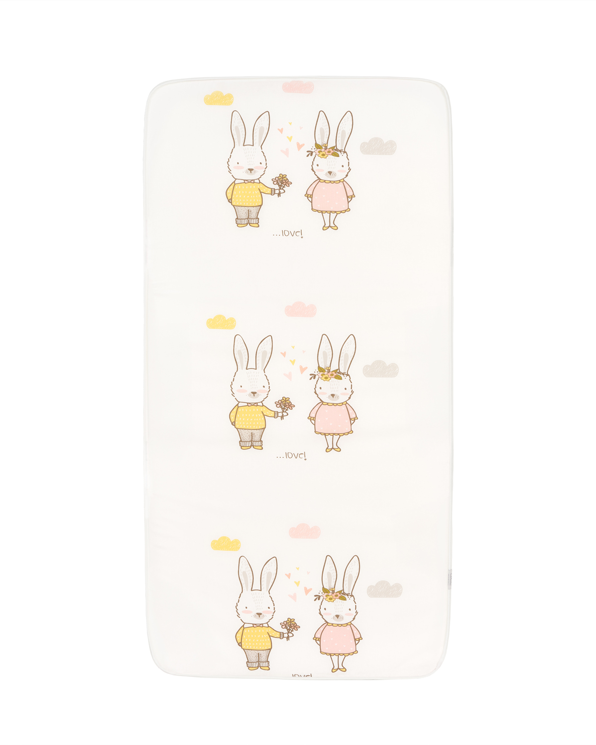 Kikkaboo Матрак Fantasia Plus 60x120x6см Rabbits in Love - Image 2