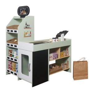 Moni Toys Дървен магазин за игра W10A214D