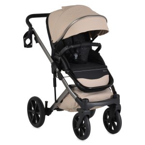 Cangaroo Комбинирана количка Eggo Limited Edition 3in1 Vanilla-Beige