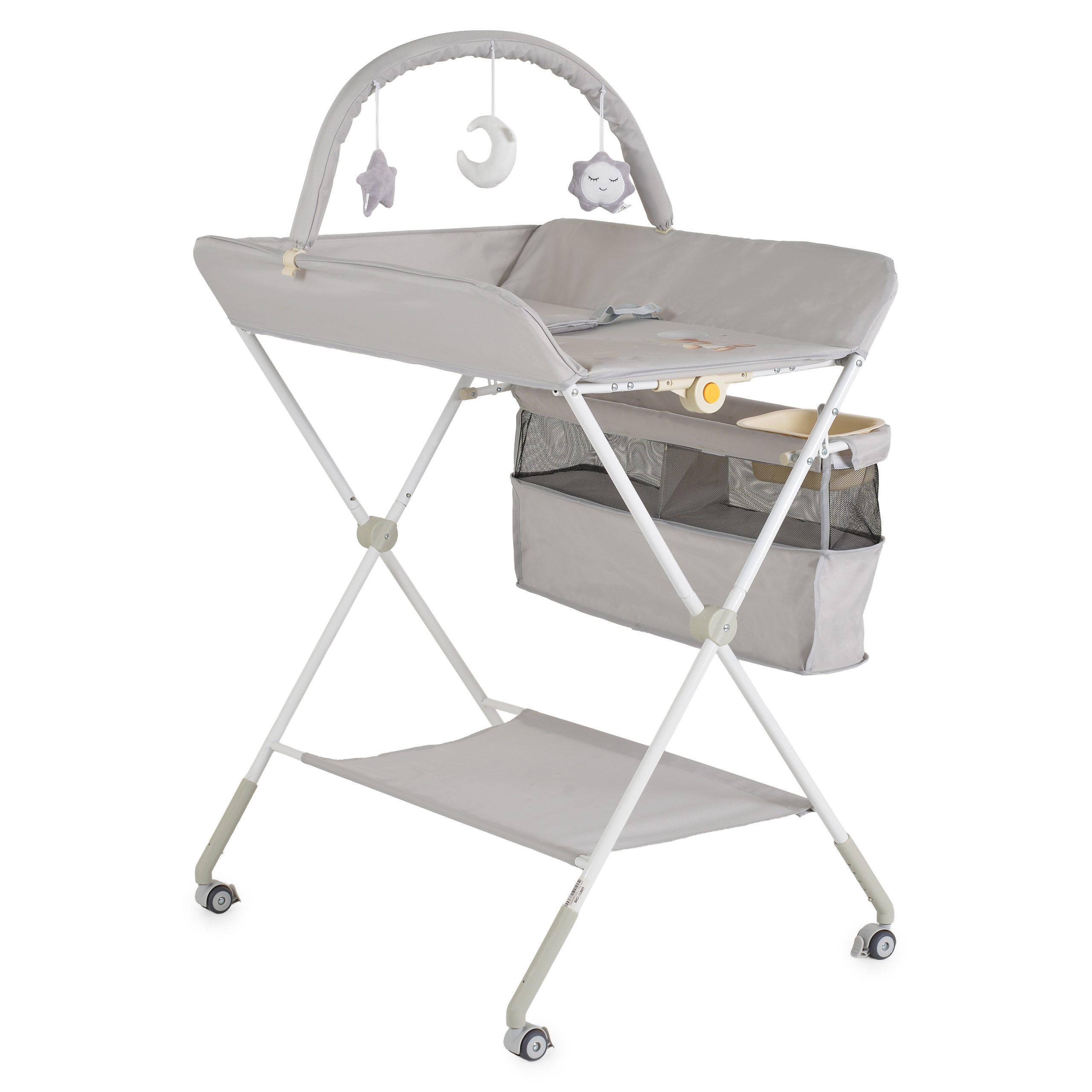 Moni Мултифункционална маса за повиване Kaskada grey