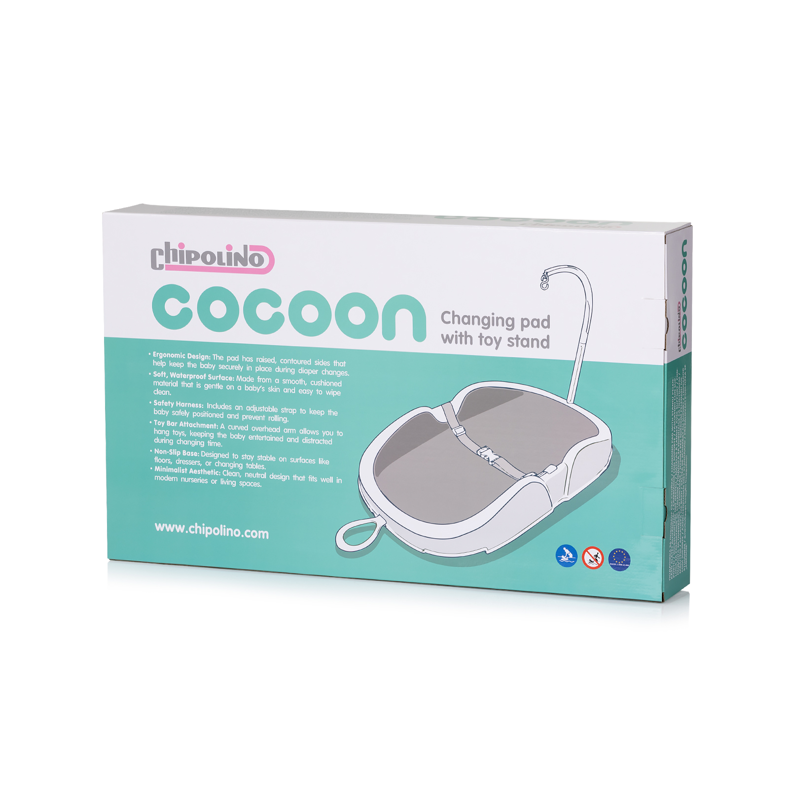 Подложка за повиване Cocoon платина - Image 2