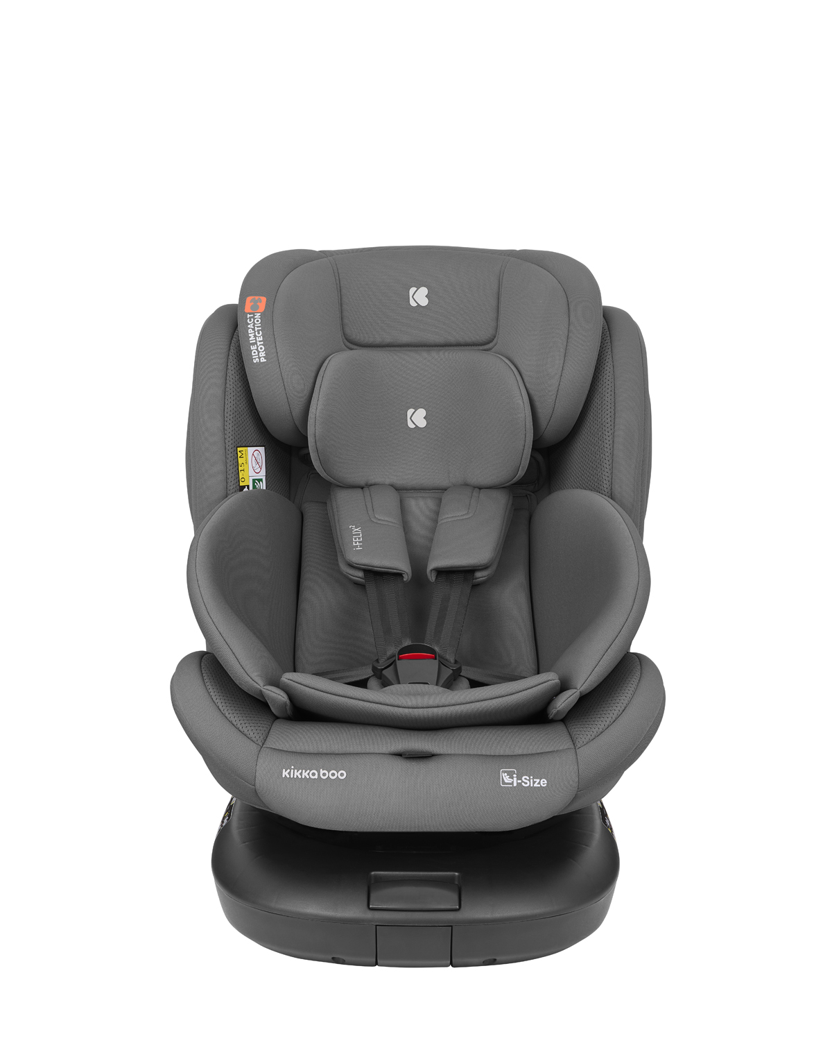 Kikkaboo Стол за кола 40-150 см i-Felix 2 i-SIZE Dark Grey - Image 2