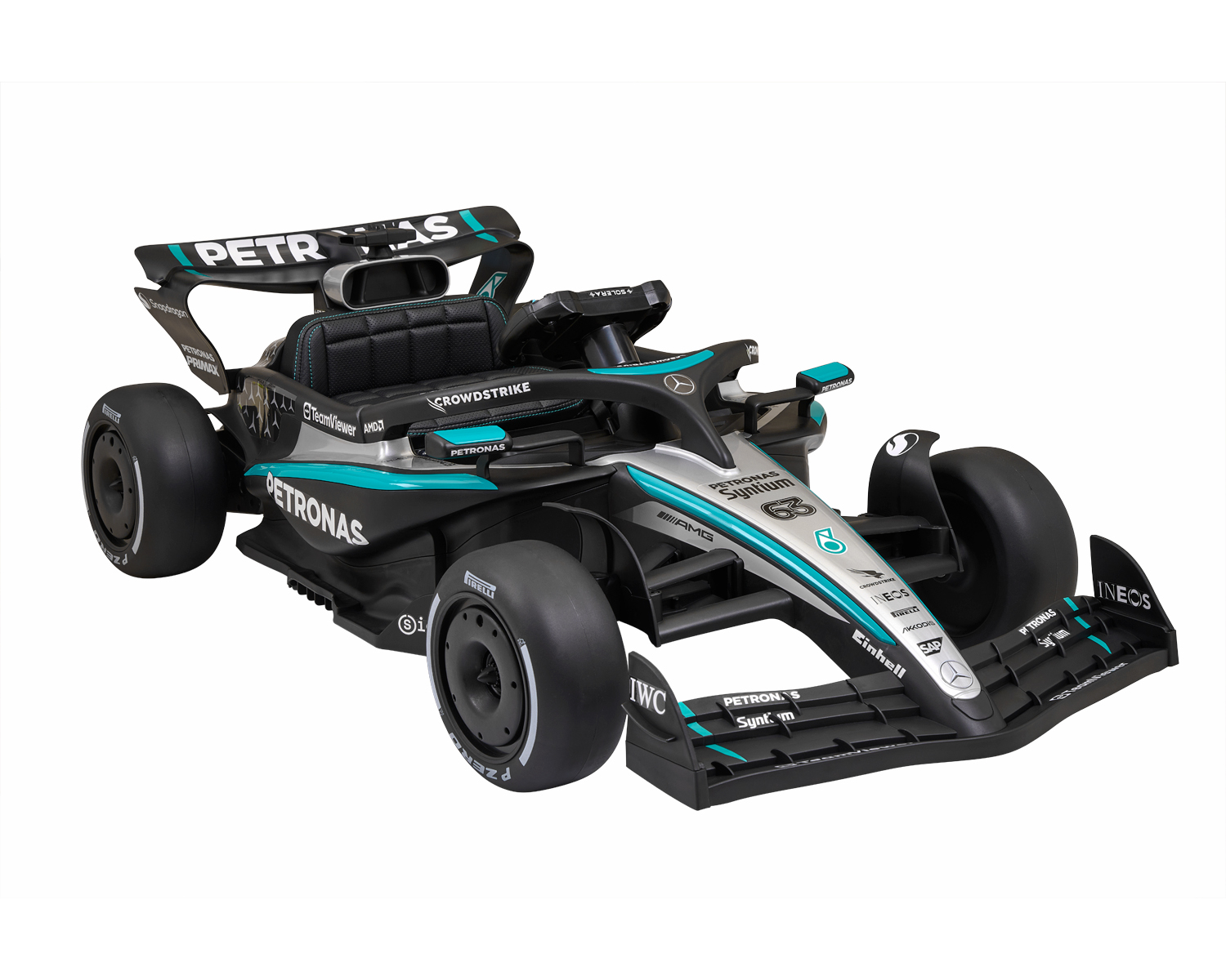 Kikkaboo Акумулаторна кола Licensed Mercedes AMG PETRONAS F1 Team Black - Image 13