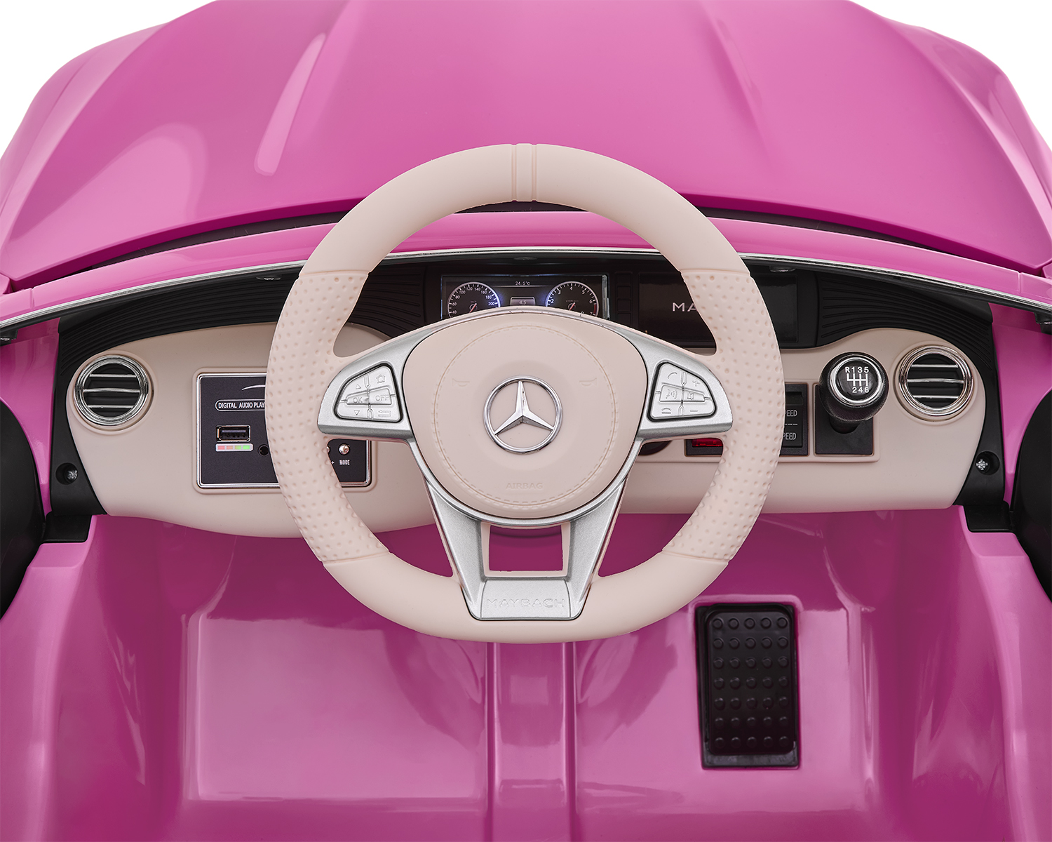 Kikkaboo Акумулаторна кола Licensed Mercedes Maybach S650 CABRIOLET Pink - Image 15