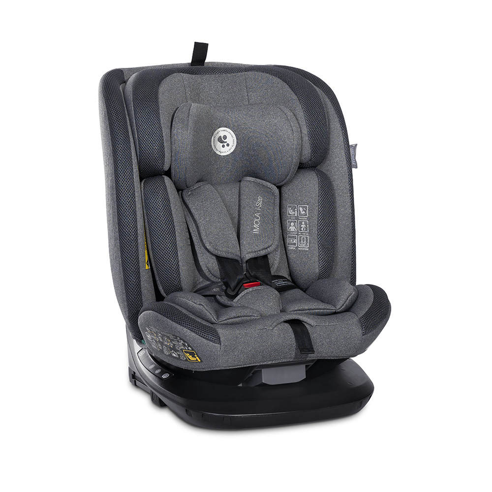СТОЛ ЗА КОЛА IMOLA GREY i-Size 40-150 CM ISOFIX 36 - Image 5