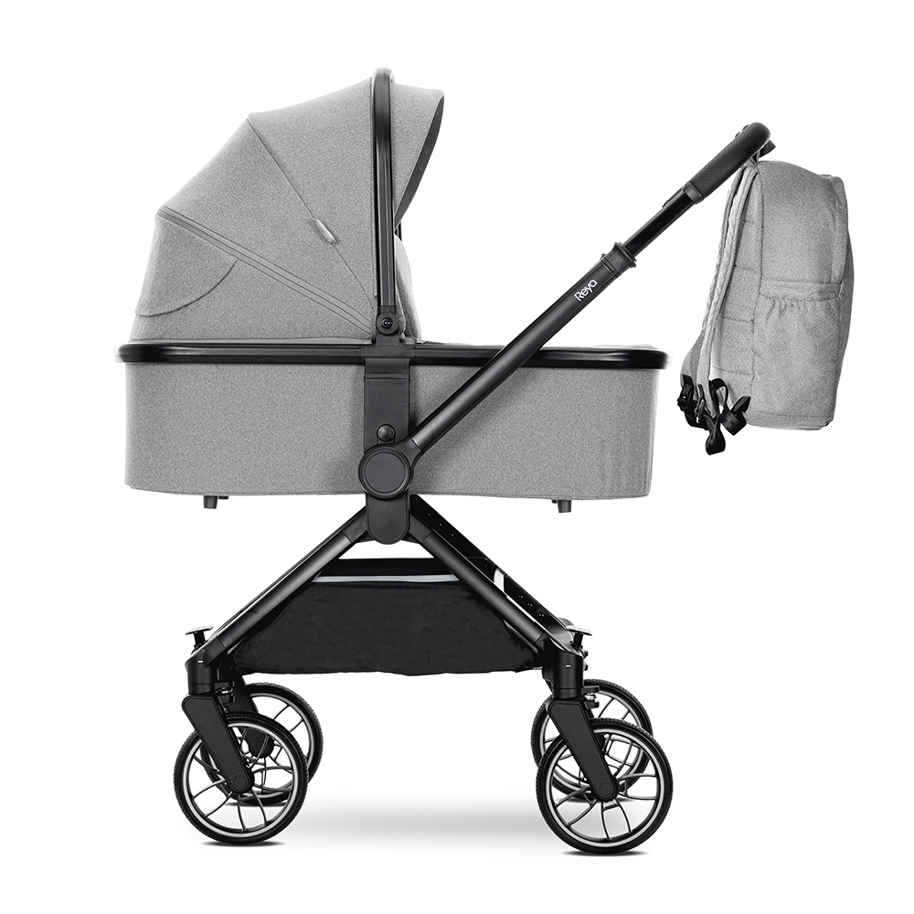 Д.КОЛИЧКА REYA 3in1 GREY с реверсивна дръжка - Image 26