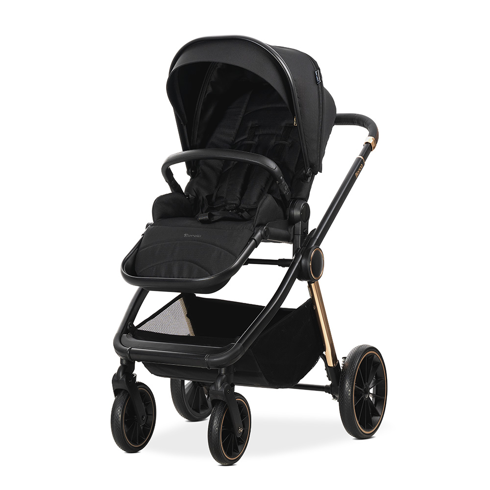 Д.КОЛИЧКА BIANCA BLACK 2 В 1 до 22кг + АДАПТОРИ - Image 9