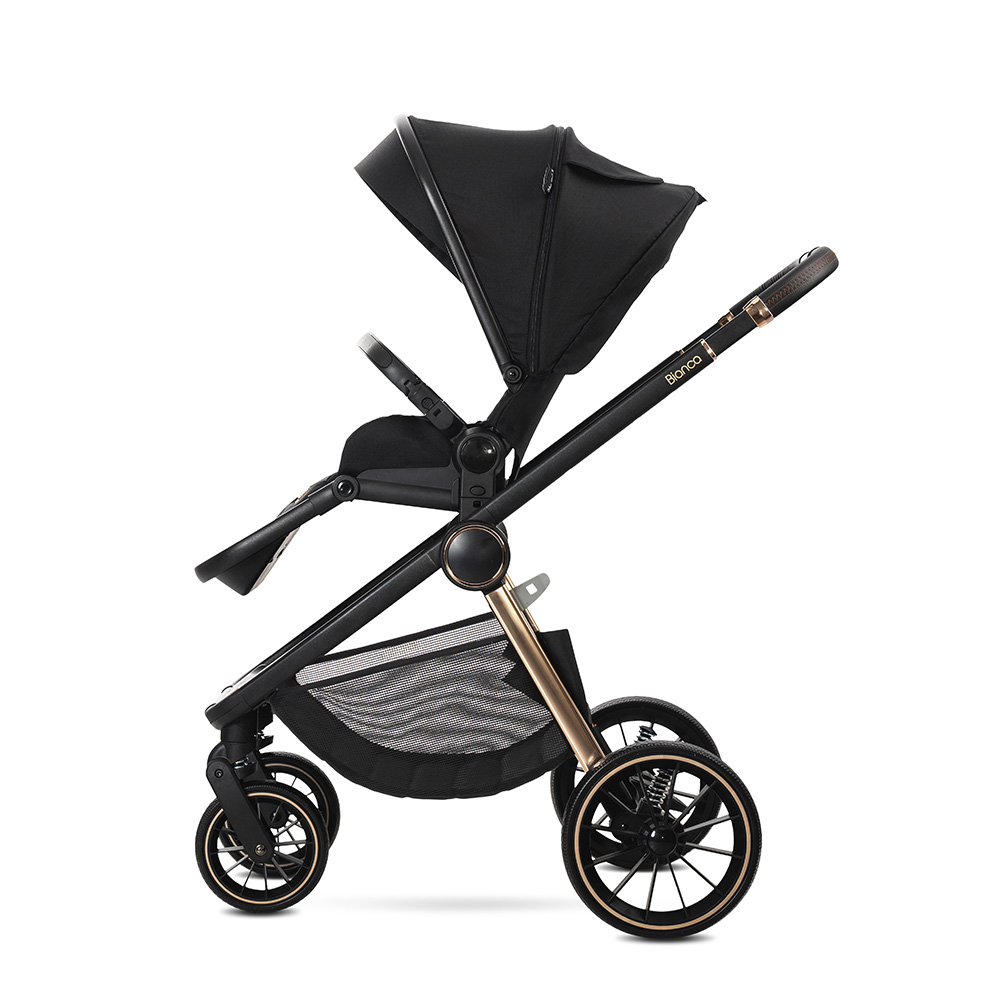 Д.КОЛИЧКА BIANCA BLACK 2 В 1 до 22кг + АДАПТОРИ - Image 13