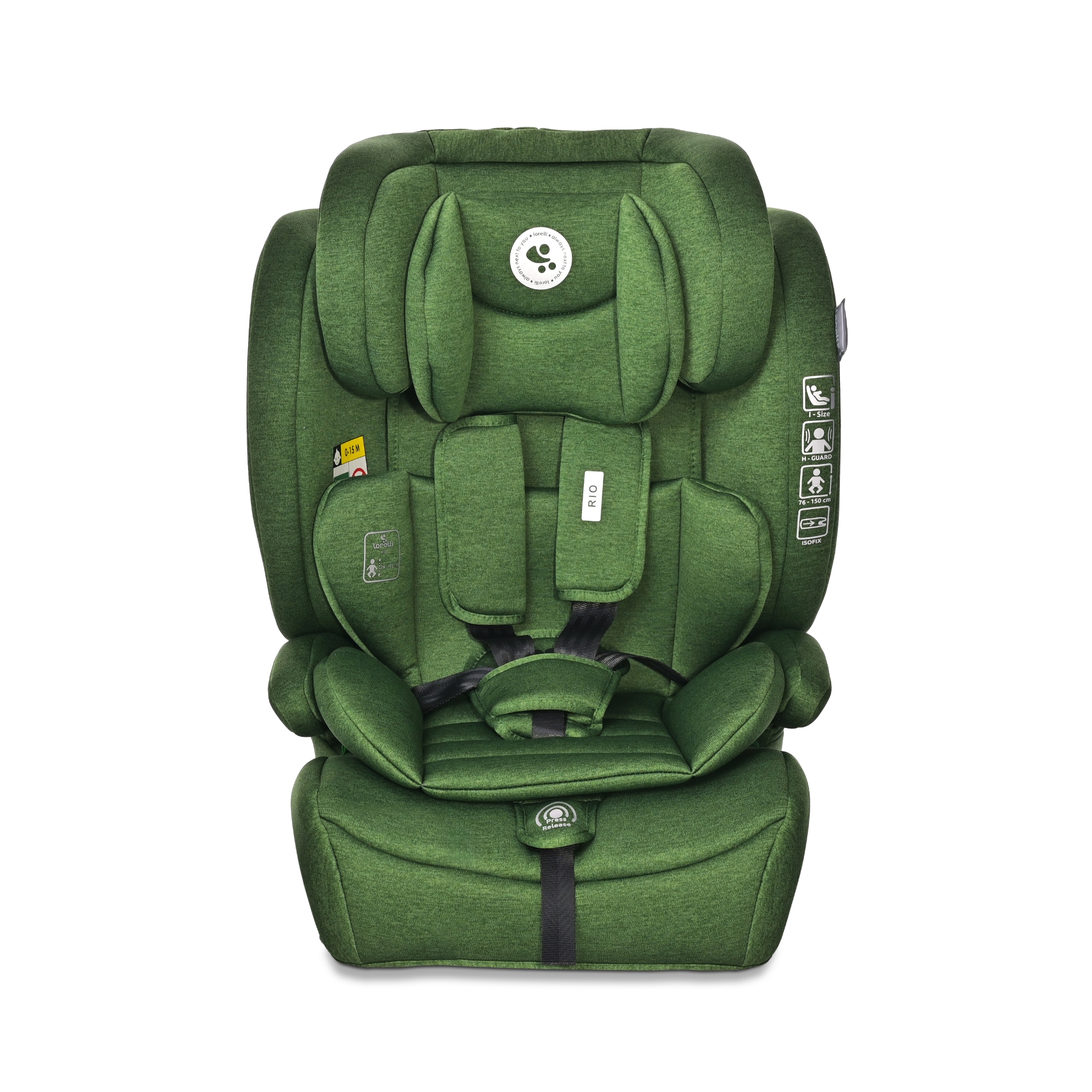 СТОЛ ЗА КОЛА RIO ISOFIX 76-150CM GREEN - Image 4