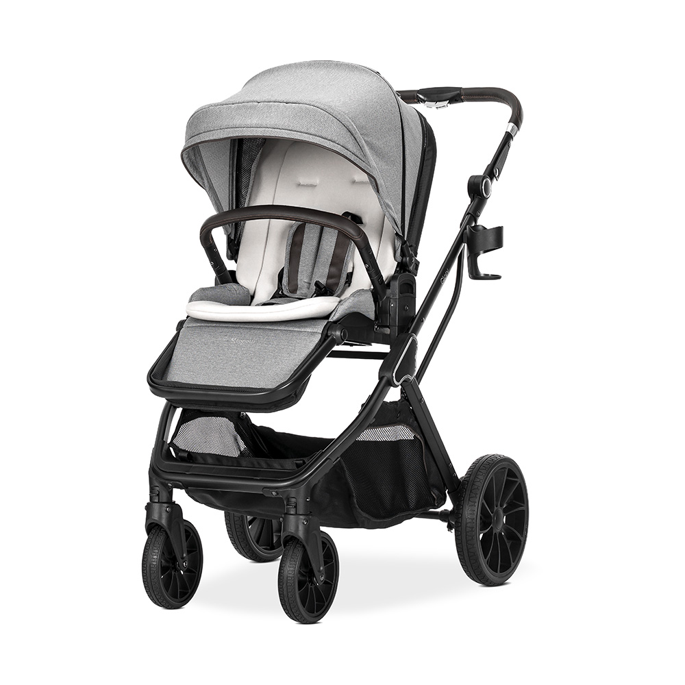 Д.КОЛИЧКА GLORY 2in1 GREY+АДАПТОРИ с кош за новоро - Image 9