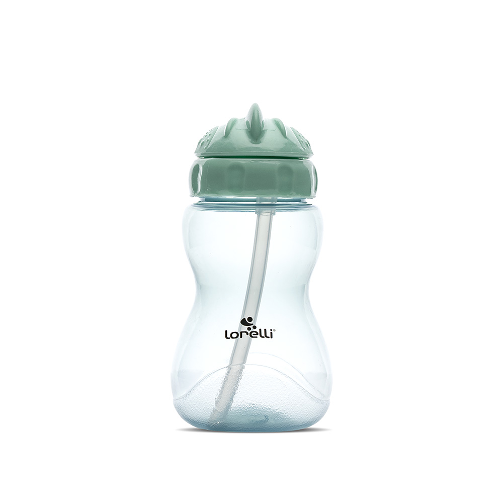 МИНИ СПОРТНА БУТИЛКА GREEN/BLUE със сламка - Image 2