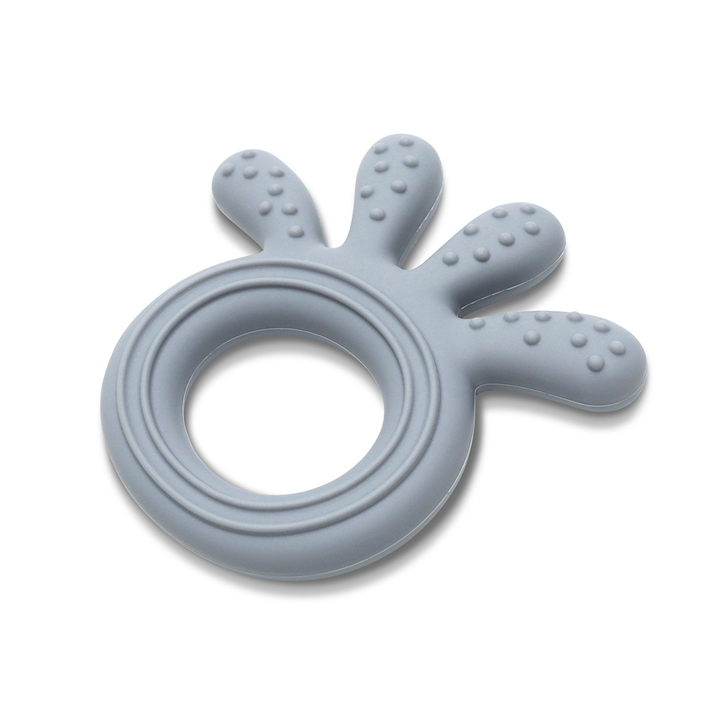 СИЛИКОНОВА ГРИЗАЛКА ОКТОПОД NATURAL GREY - Image 6