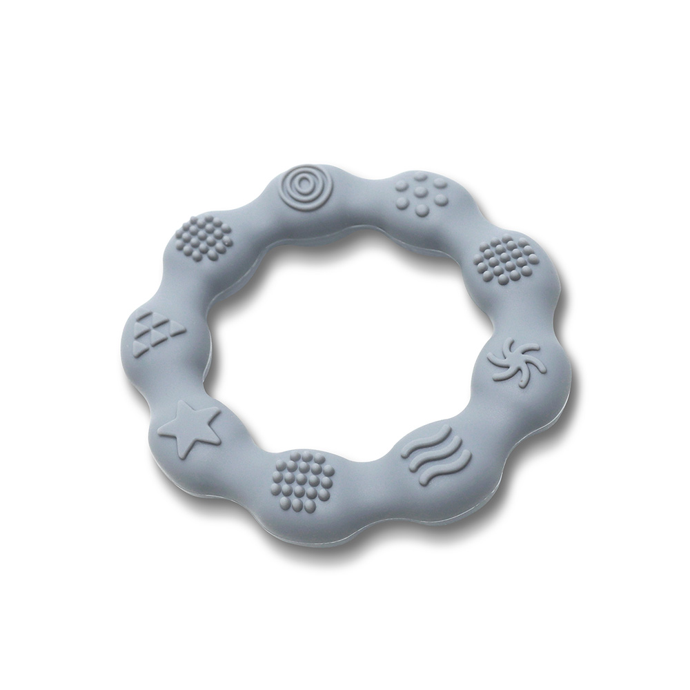 СИЛИКОНОВА ГРИЗАЛКА РИНГ NATURAL GREY - Image 6