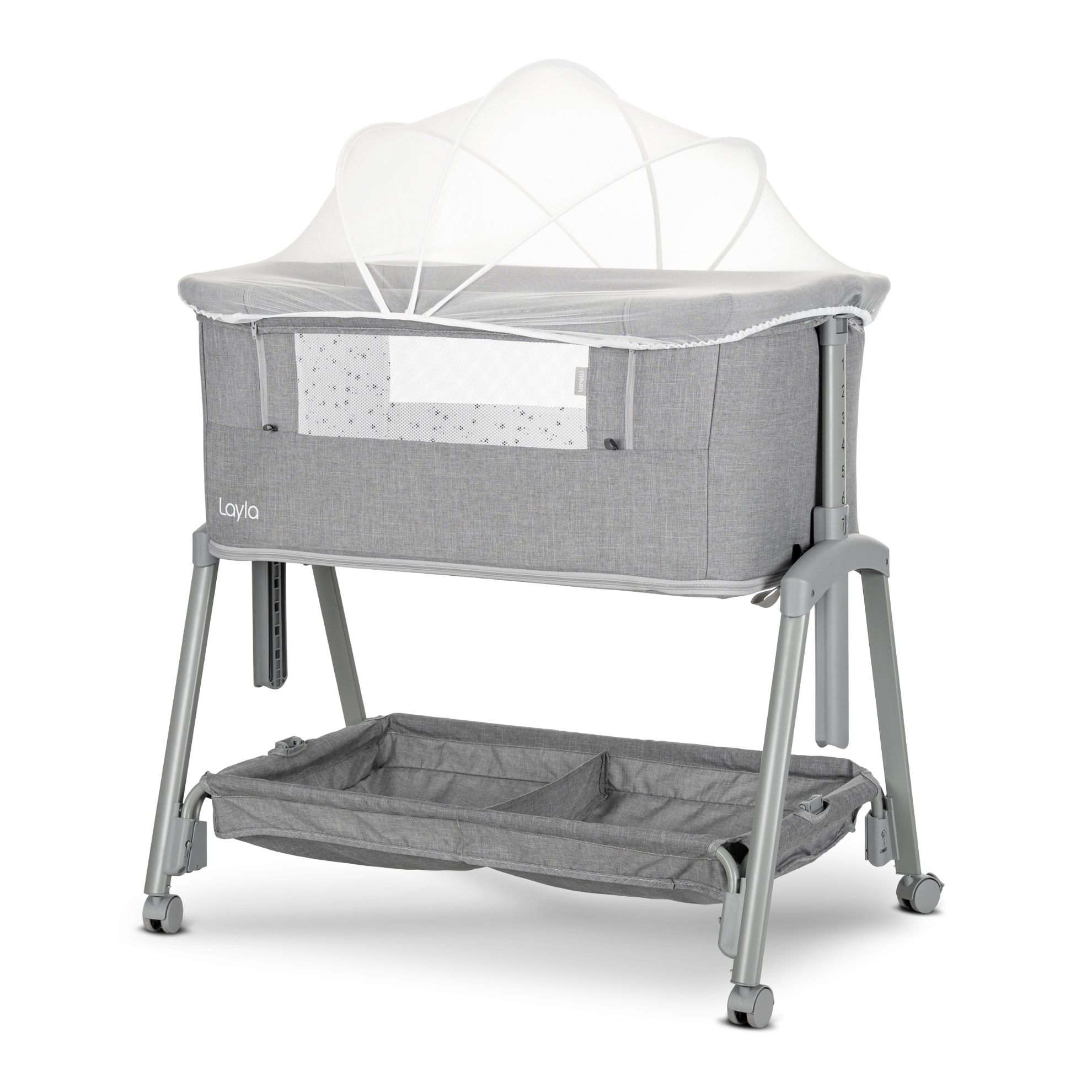 МИНИ КОШАРА LAYLA 2В1 GREY С ПАДАЩА ПРЕГРАДА - Image 11