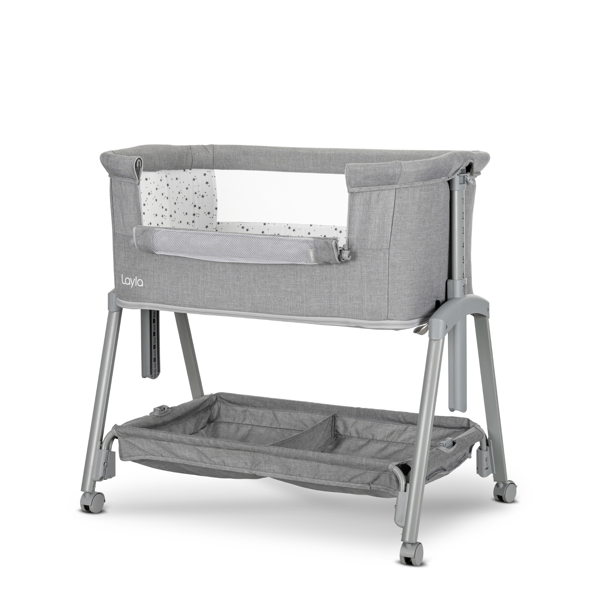 МИНИ КОШАРА LAYLA 2В1 GREY С ПАДАЩА ПРЕГРАДА - Image 9
