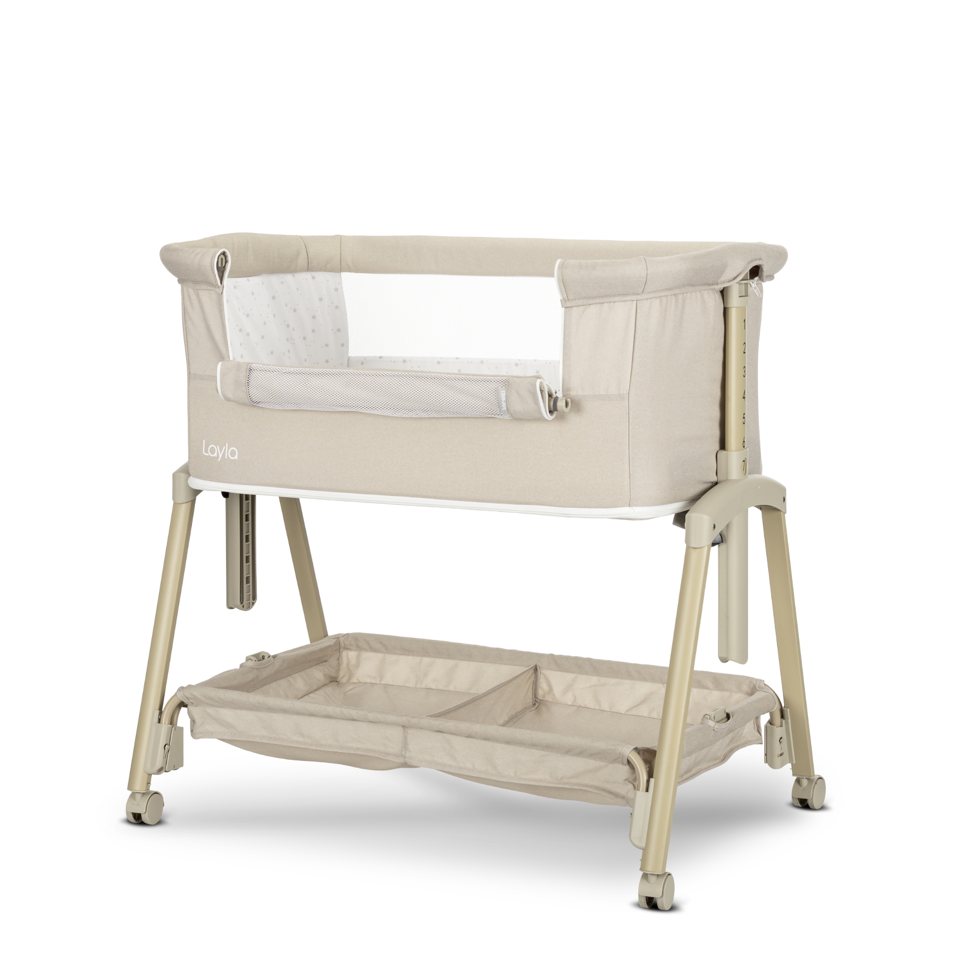 МИНИ КОШАРА LAYLA 2В1 BEIGE С ПАДАЩА ПРЕГРАДА - Image 9