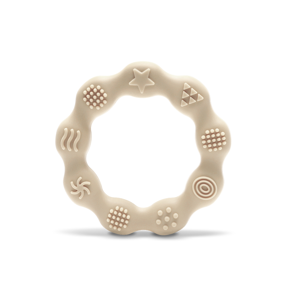СИЛИКОНОВА ГРИЗАЛКА РИНГ NATURAL BEIGE - Image 4