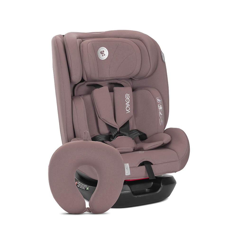 СТОЛ ЗА КОЛА VOYAGER PINK i-Size 40-150 CM+ВЪЗГЛАВ - Image 5