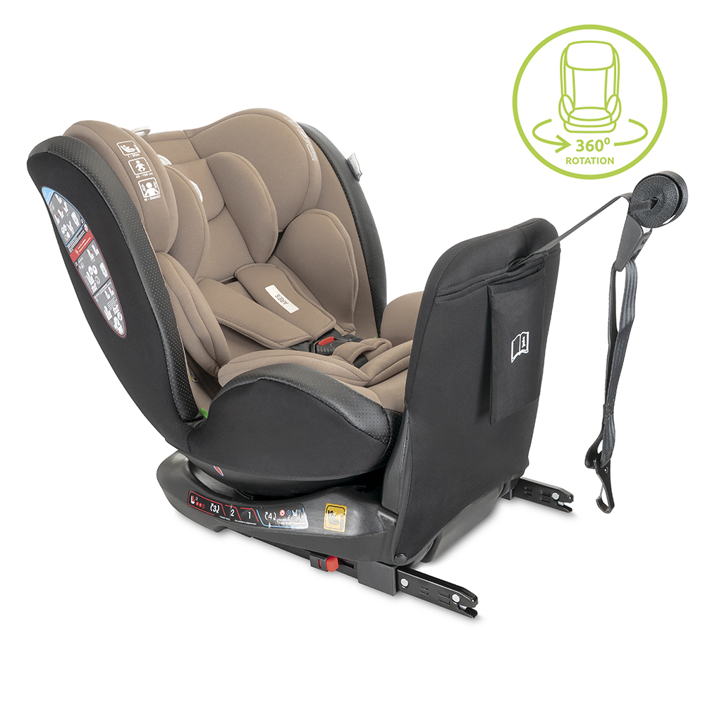 СТОЛ ЗА КОЛА ARES BEIGE i-Size 40-150 CM ISOFIX 36 - Image 5