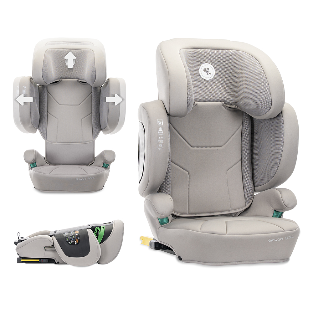 СГЪВАЕМ АВТОСТОЛ GROWGO GREY i-Size ISOFIX 100-150 - Image 5
