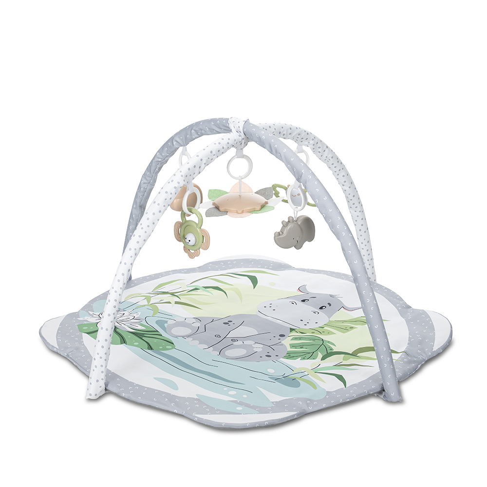 ТЕПИХ SAFARI FRIENDS 93X93 HIPPO GREY - Image 2