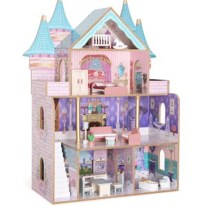 Moni Toys Дървена къща за кукли The Castle 8306