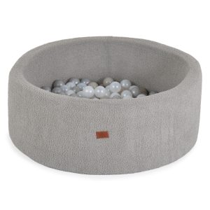 Moni Toys Мек басейн Boucle с 200 топки Light-Grey