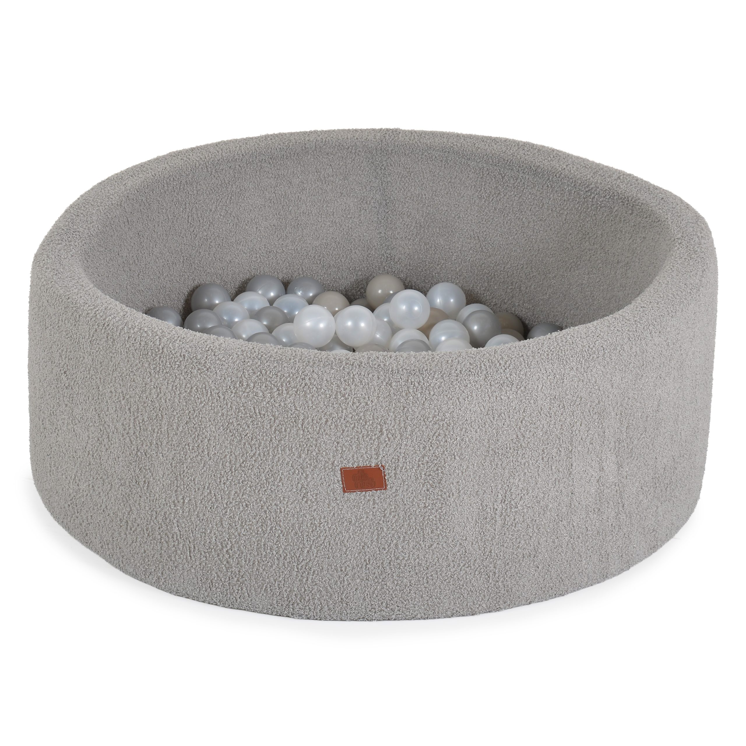 Moni Toys Мек басейн Boucle с 200 топки Light-Grey