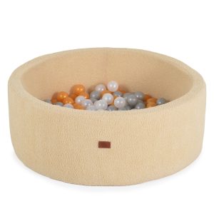 Moni Toys Мек басейн Boucle с 200 топки Light-Beige