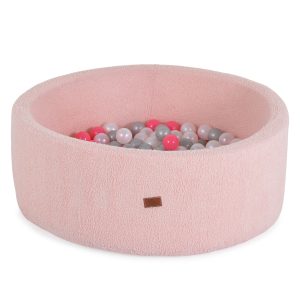 Moni Toys Мек басейн Boucle с 200 топки Light-Pink