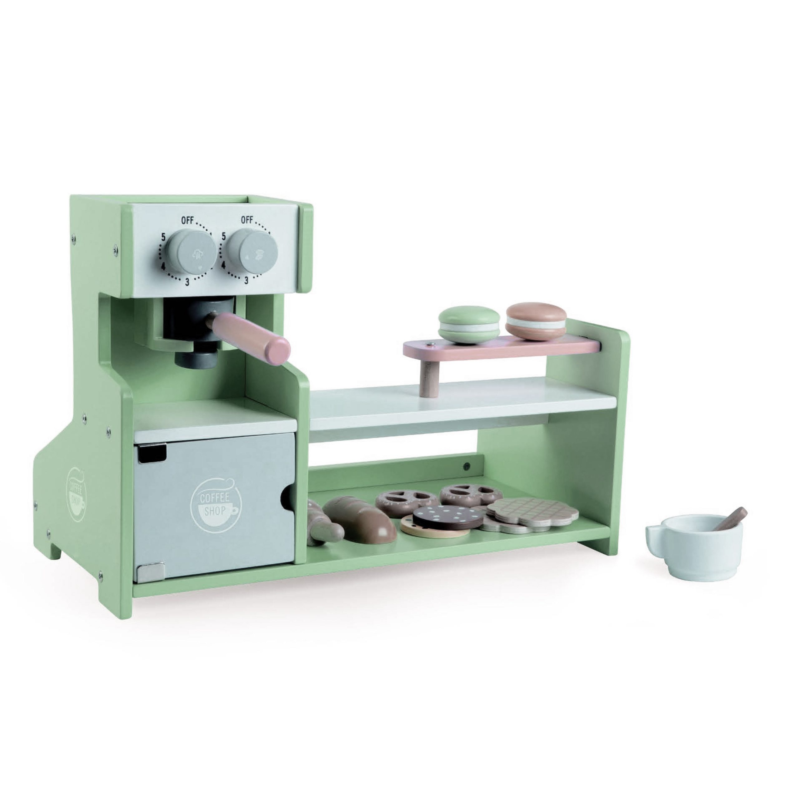 Moni Toys Дървен магазин за кафе 4442 - Image 6