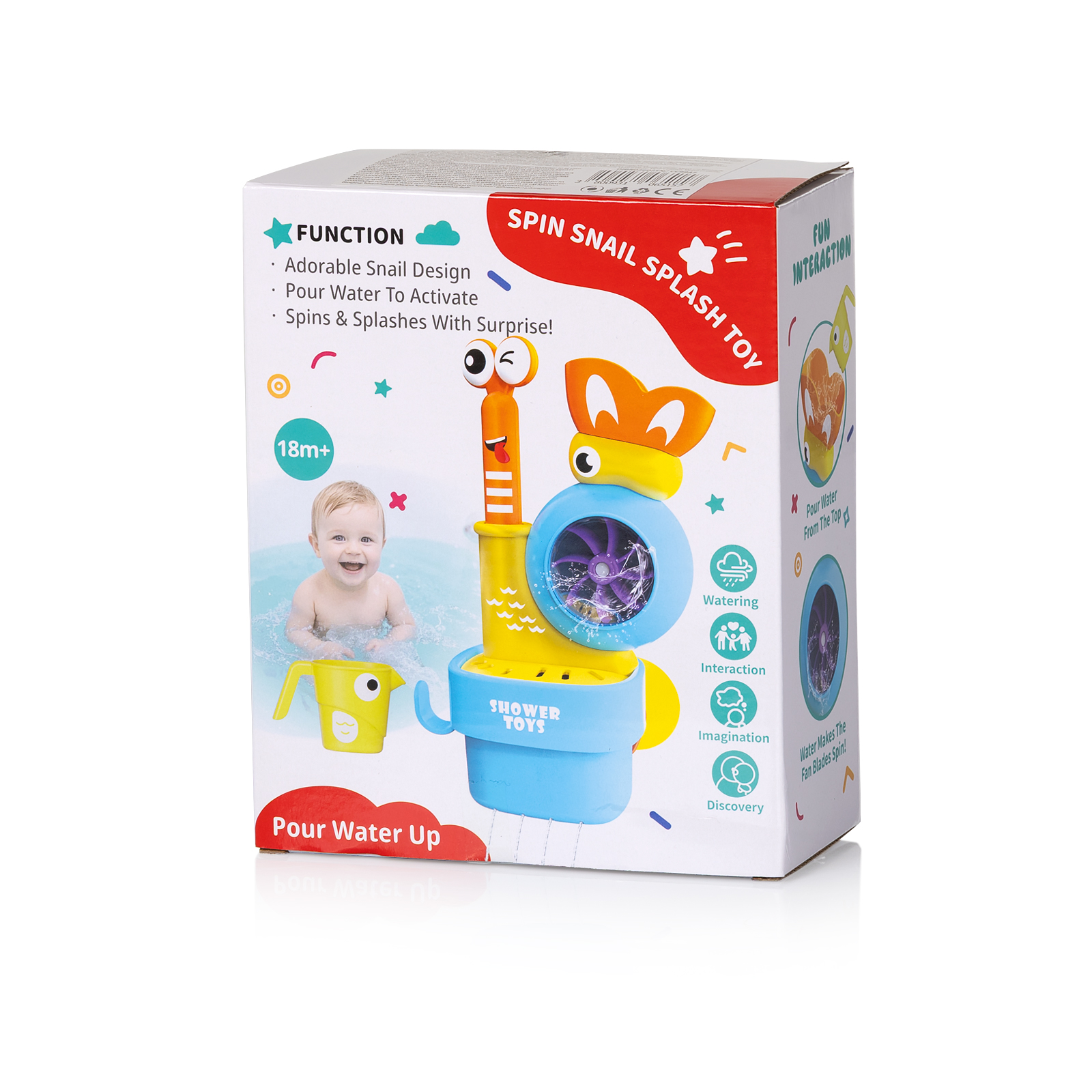 Детска играчка за баня "Охлювче" - Image 2