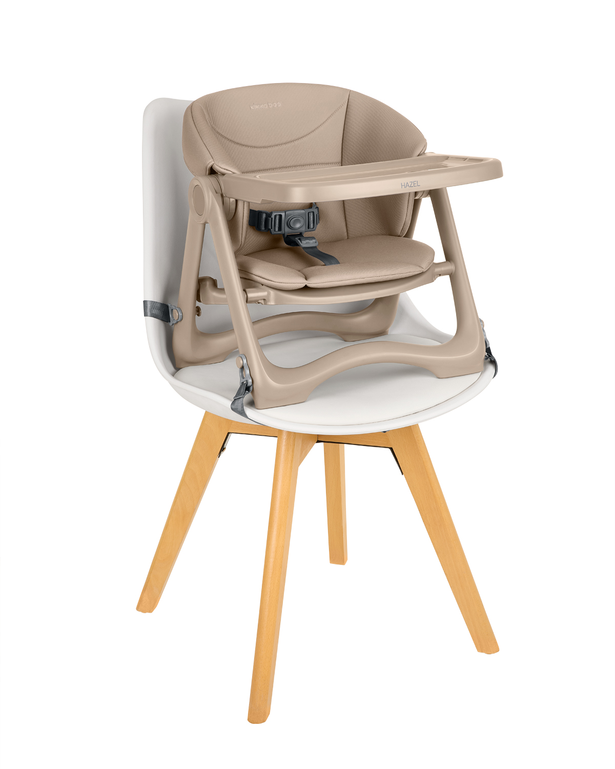 Kikkaboo Сгъваемо столче за хранене 3в1 Hazel Beige - Image 9